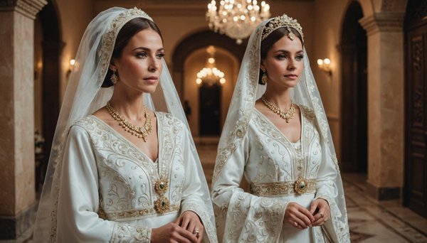 Le caftan mariage blanc moderne : élégance et tradition réunies